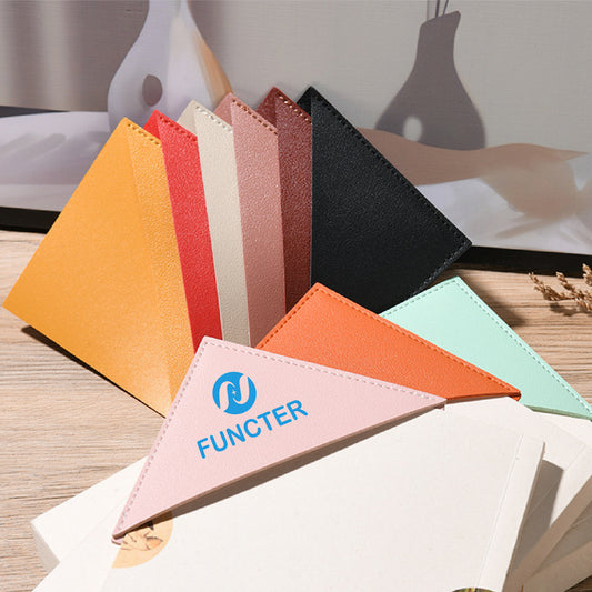 Leatherette Bookmark Large Square Page Corner for University, Library, Bookstore, School
