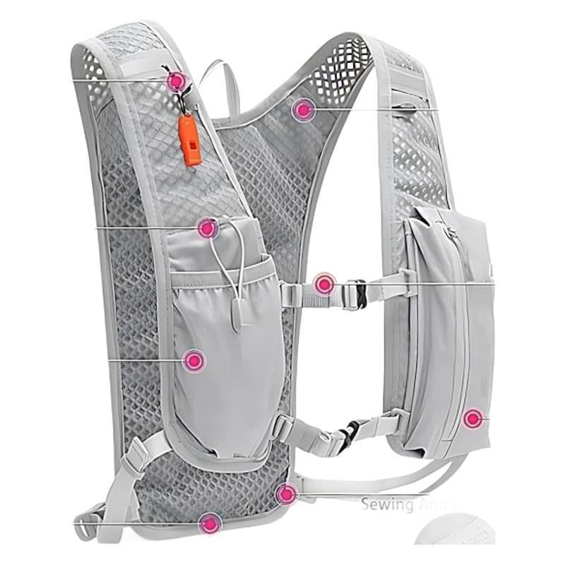 Lightweight Hydration Backpack Hydro Water Daypack for Cycling Hiking Rave for Men Women