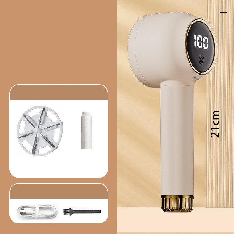 Rechargeable Fabric Shaver Handheld Lint Remover Electirc Sweater Defuzzer With Battery Display