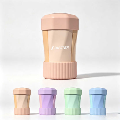 6.6 oz 4-In-1 Silicone Travel Bottles, Leakproof Refillable Toiletry Containers For Trip Luggage