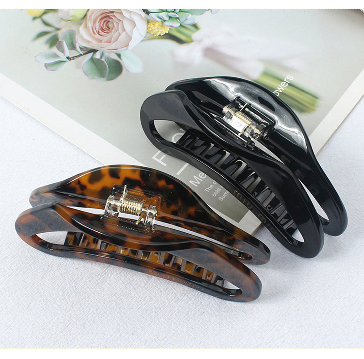 3.94" Large Acetate Hair Claw Clip