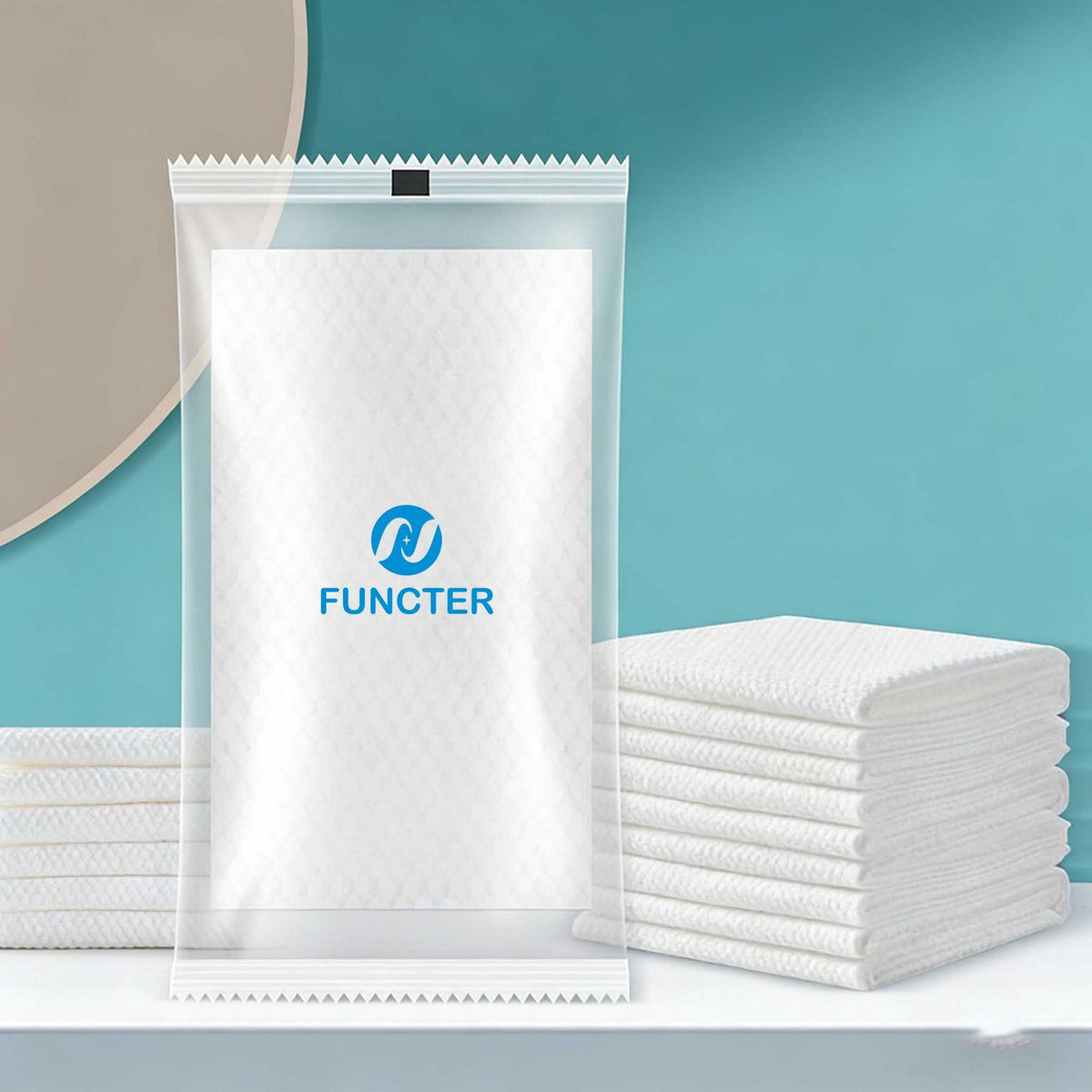 Disposable Wood Pulp Plant Fiber Towel, Eco-Friendly Soft Absorbent for Hotel Travel 12x20"
