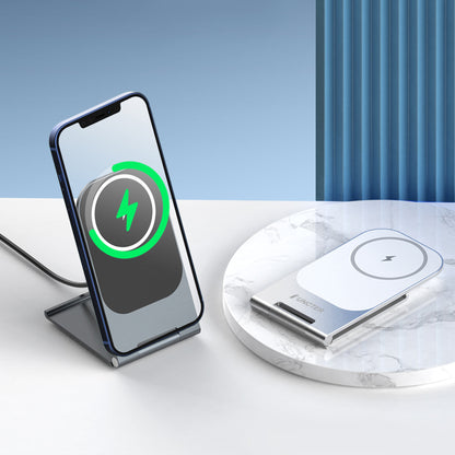 15W Magnetic Foldable Wireless Charger Station Phone Holder