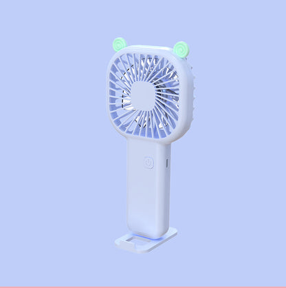 Adjustable Wind Speed Handheld Fan Rechargeable Mini Fan Phone Holder