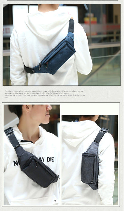Multi Functional Outdoor Sports Water Resistant Oxford Fanny Pack