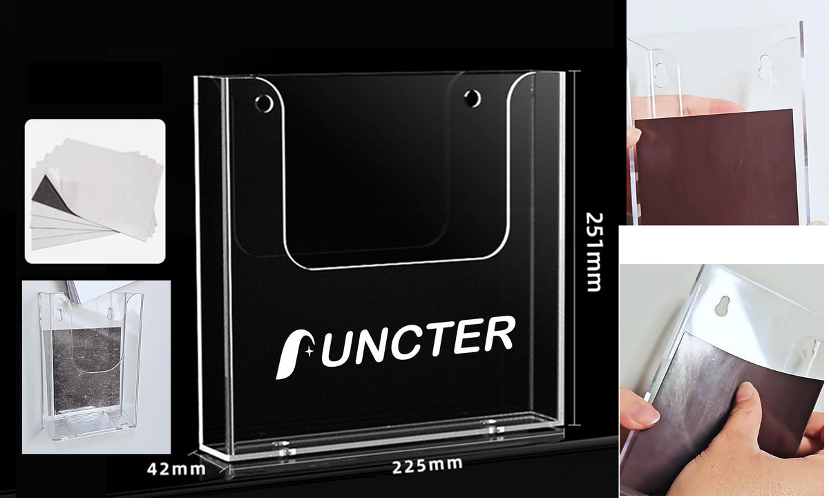 A4 Hanging Literature Holder W/ A Magnetic Sticker