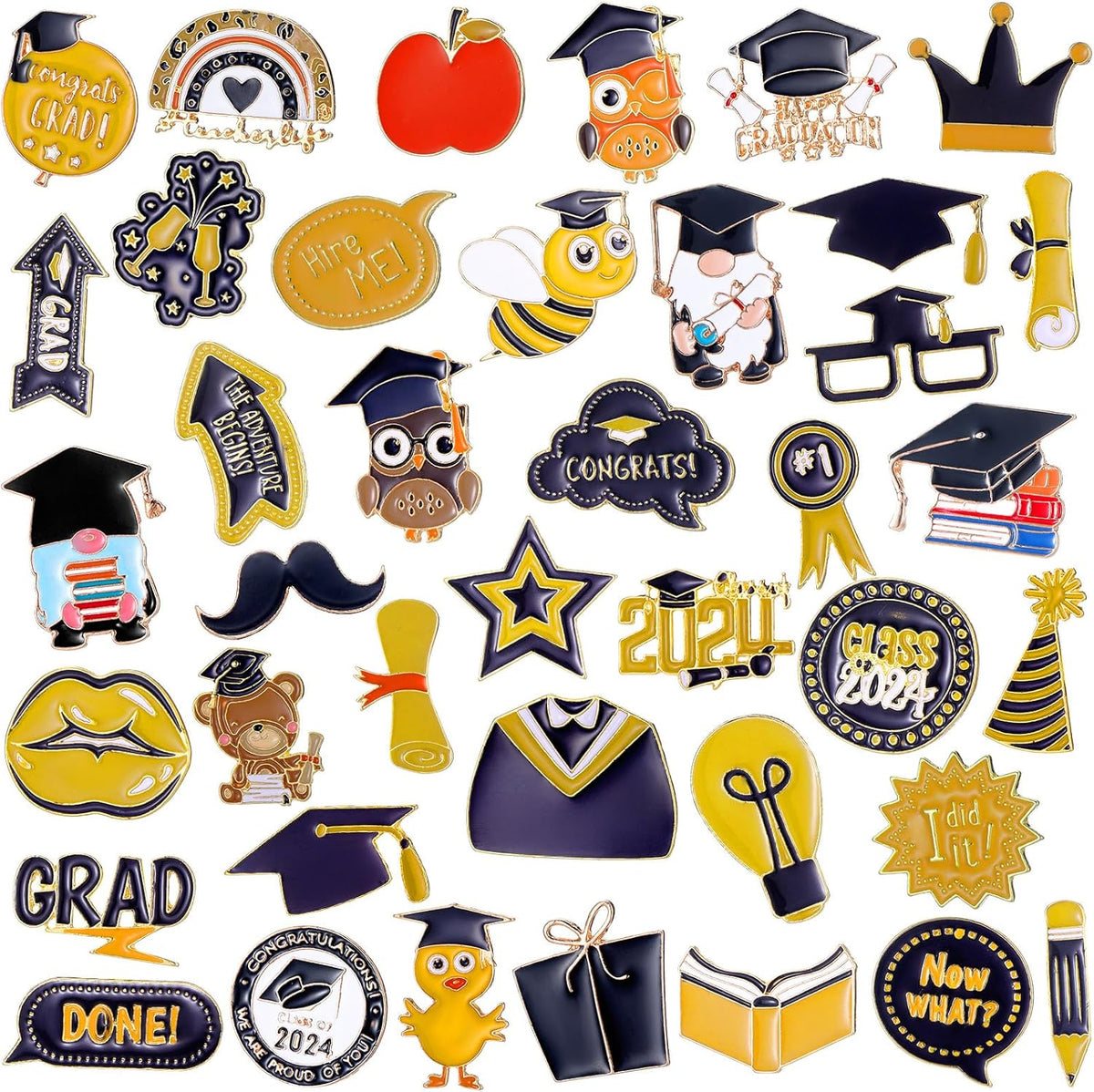Graduation Pin Cute Kindergarten Preschool Graduation Enamel Lapel Pin Student Gift Brooch Pin Badge