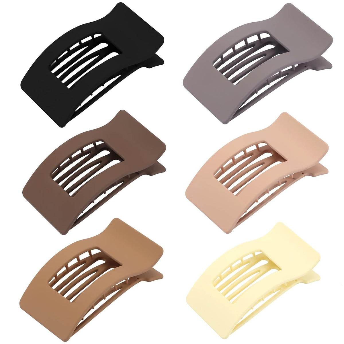 Square Flat Clamp Hair Claw Clips Hair Clips