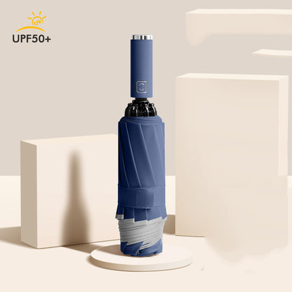 Automatic Open Umbrella Double Layered Reverse Umbrella Reflective Strip Large Size Umbrella