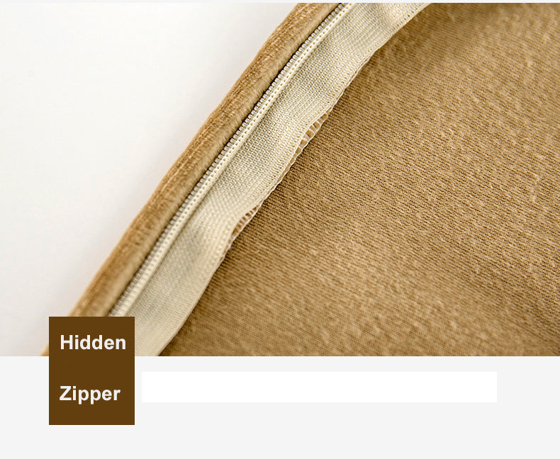 11.8 x 19.7" Premium Square Dutch Velvet Throw Pillowcase With Hidden Zipper