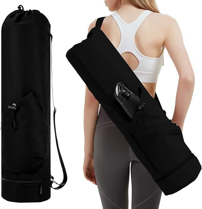 Yoga Bags Yoga Mats Bags Carrier Oxford Tote Bags for Pilates Yoga Lover W/ Wet Pocket