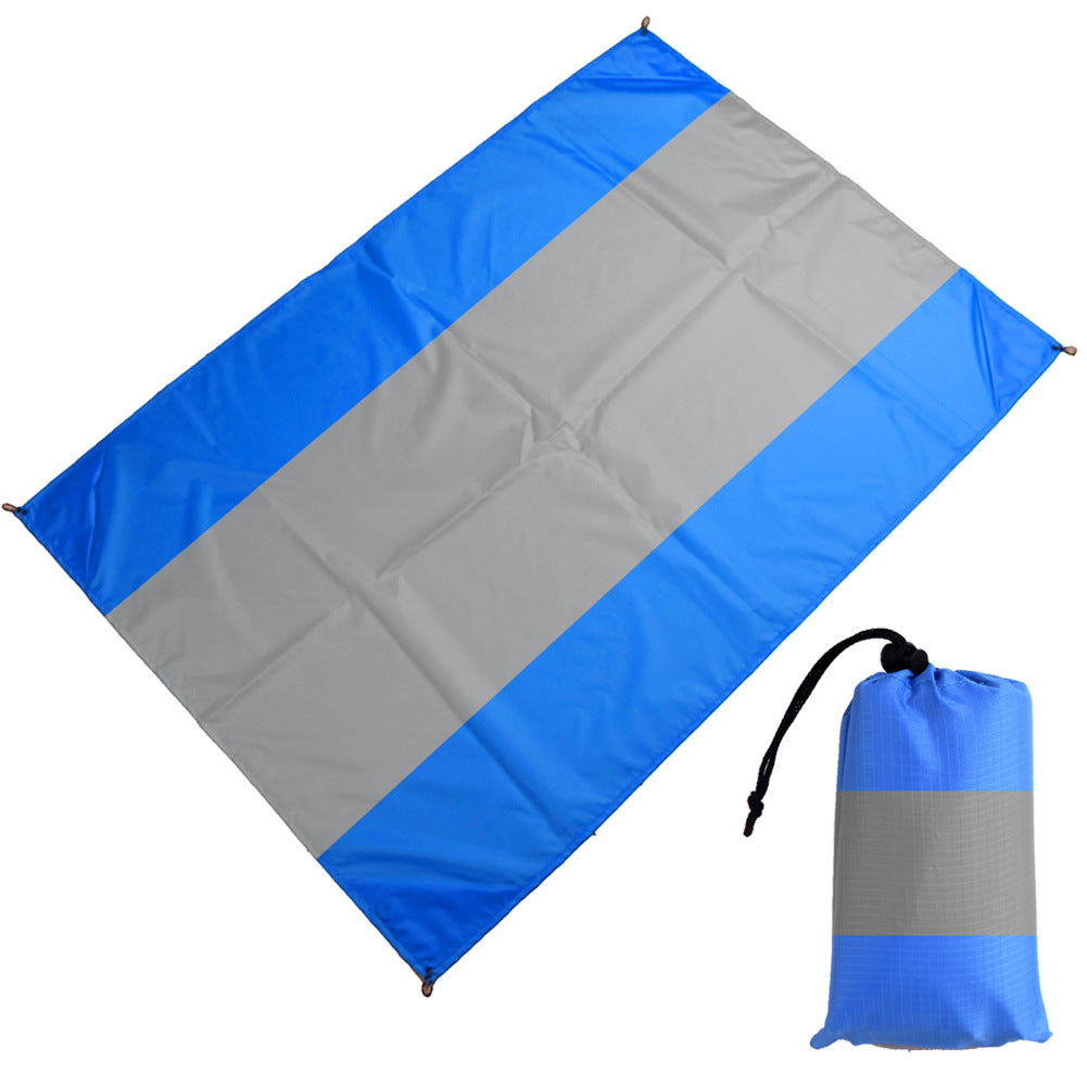 110.32 x 118.2" Large Sand Free Travel Beach Blanket Pocket Blanket- 100% Waterproof Beach Mat