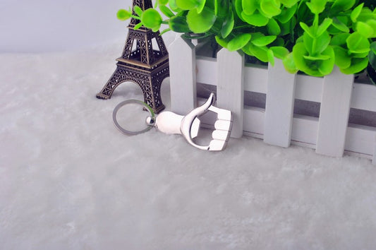 Punch Shaped Opener Key Chain