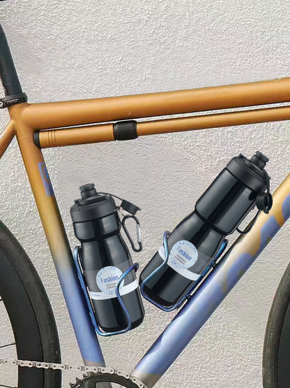 22 Oz./680ml 304 Stainless Steel Vacuum Thermos Cup Outdoor Sports Portable Bike Riding Water Bottle