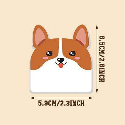 Custom 30 Sheets Paper Cute Dog Sticky Notes Post Pads