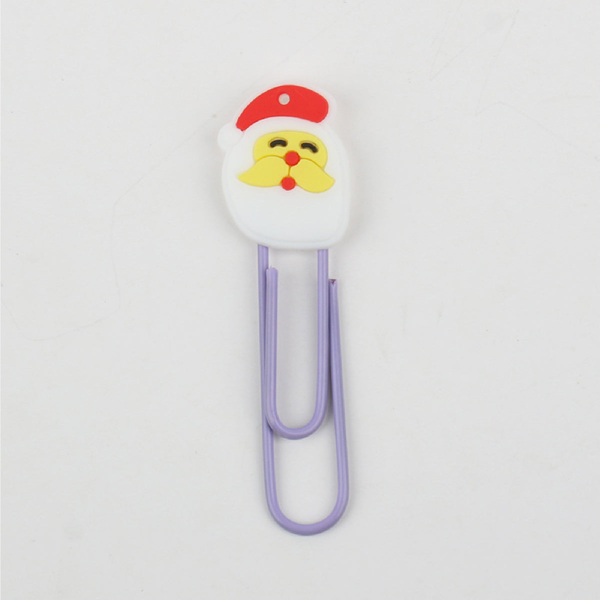 Santa Claus Bookmark Paper Clip Custom Shaped Bookmark Book Clip Paper Clasp Christmas Gift for Kids