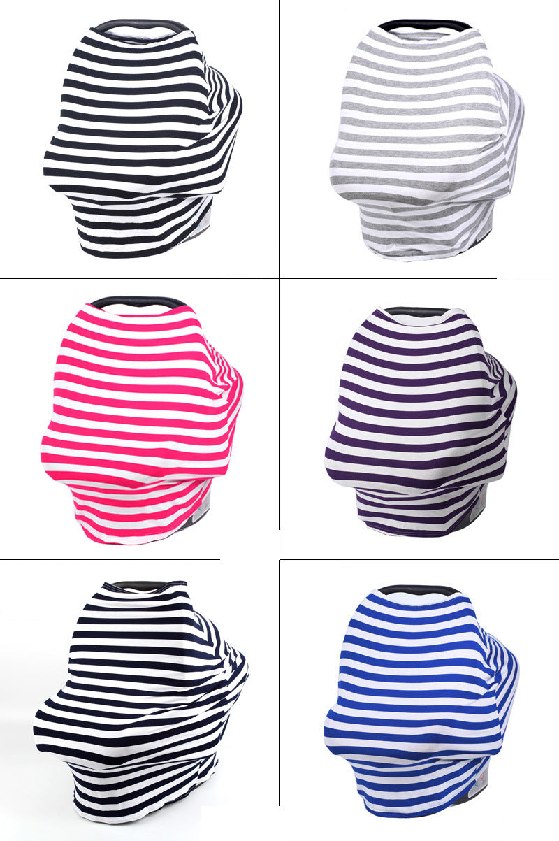 Cotton Breastfeeding Cover Full Color Baby Car Seat Cover