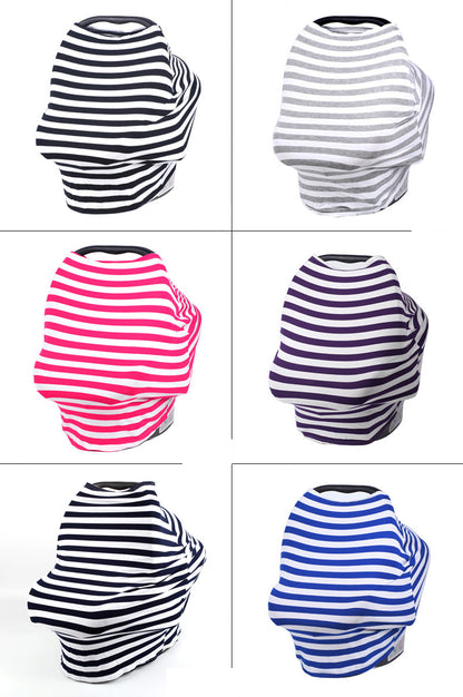 Cotton Breastfeeding Cover Full Color Baby Car Seat Cover