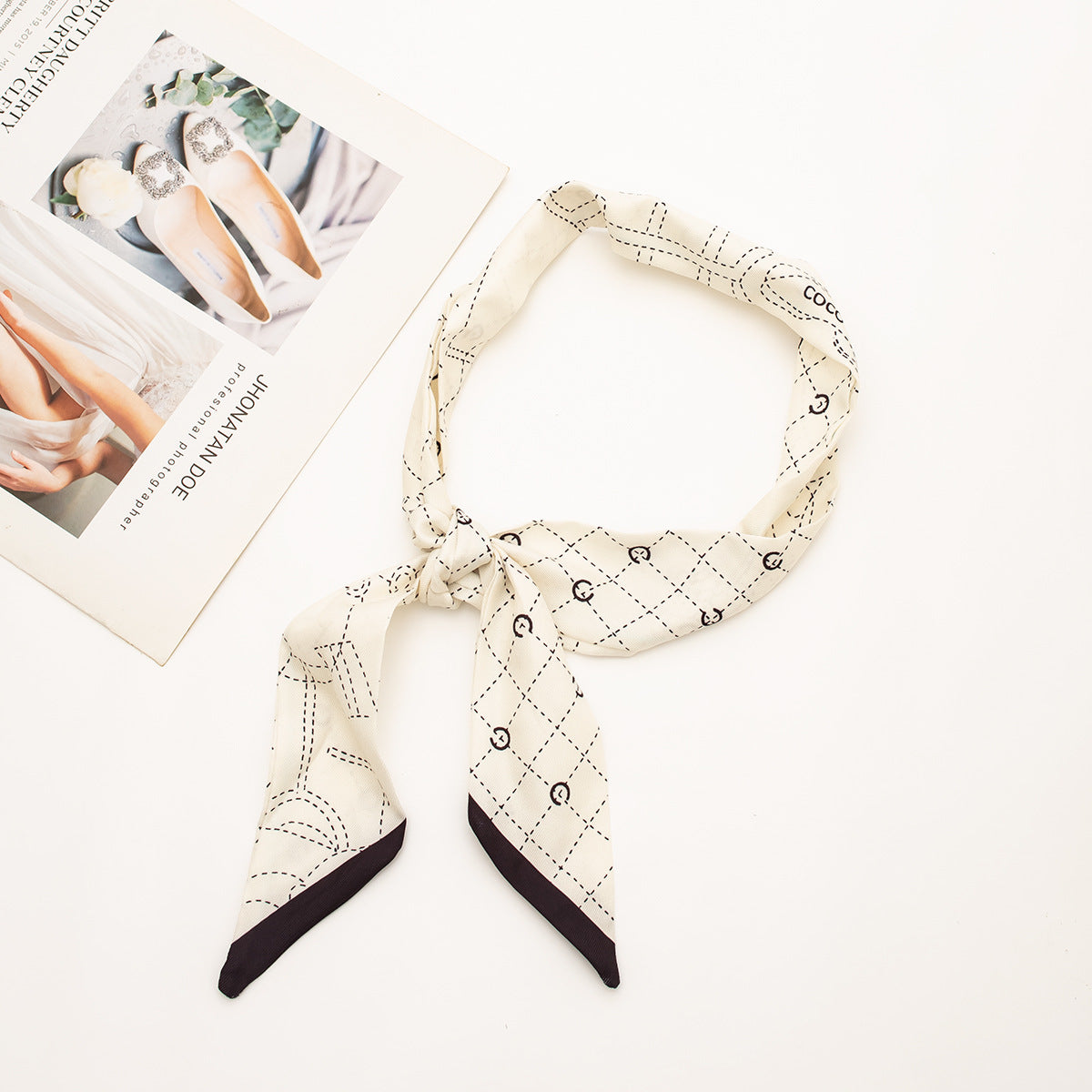 35" x 2" Full Custom Neckerchief Long Hair Ribbon Neck Scarf Handbag Wrap Neck Tie #30