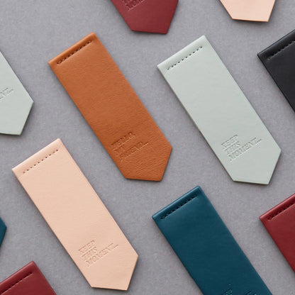 PU Leather Bookmark Classic Stitched Bookmark Page Markers Reading Gifts