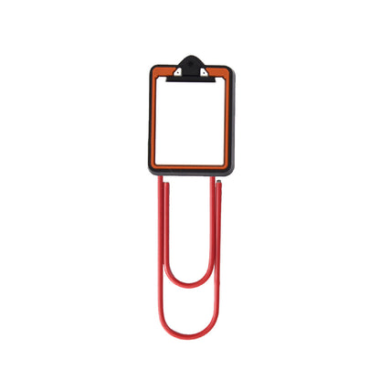 Patch Stationery Series - Note Pad Shape PVC Custom Top Paper Clip Coated Clip Paper Clasp