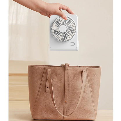Portable Table Fan Rechargeable 2000mAh Battery Operated for Bedroom Office Outdoor Desktop