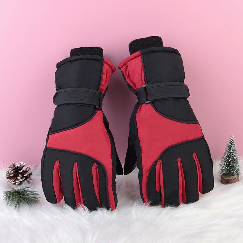 Ski Gloves Warm Waterproof Touchscreen Gloves