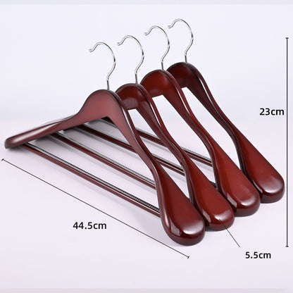 17.5" Wide Shoulder Wooden Hangers Suit Hangers Coat Hangers Heavy Clothes Hangers