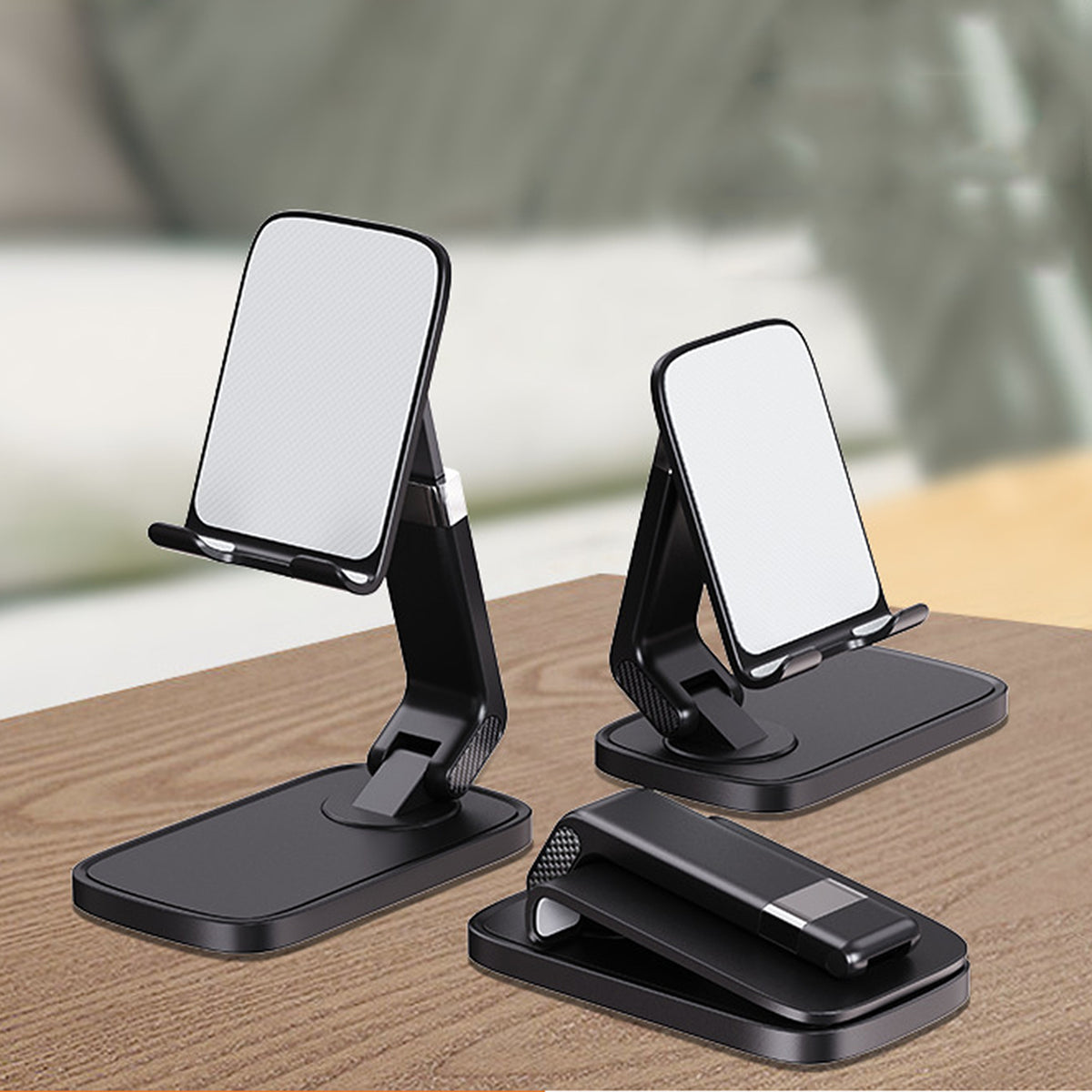 Foldable Adjustable Height Angle Phone Stand