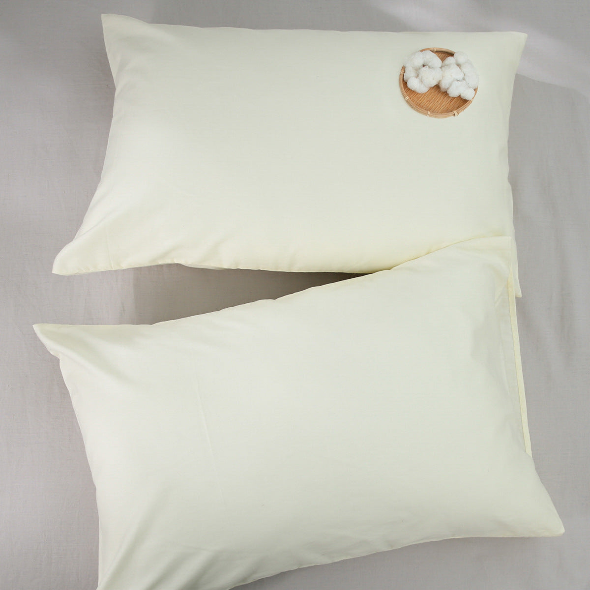 20 x 28" Premium Square Cotton Throw Pillowcase With Hidden Zipper
