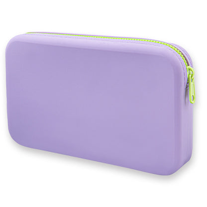 Multi Purpose Portable Silicone Zipper Organizer Bag For Samll Items and Cosmetic
