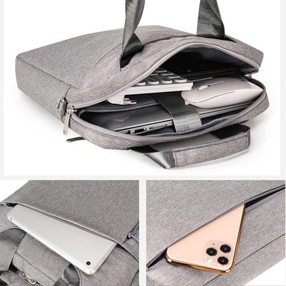 15" Laptop Bag Office Briefcase Laptop Sleeve With Carrying Handle With Shoulder Strap