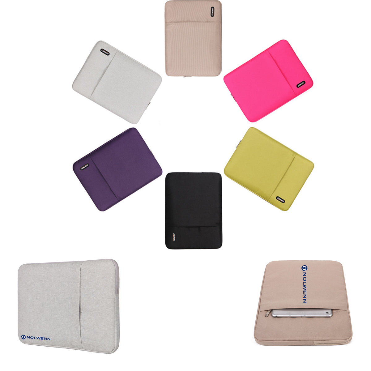 13" Water Resistant Plush Laptop Sleeve