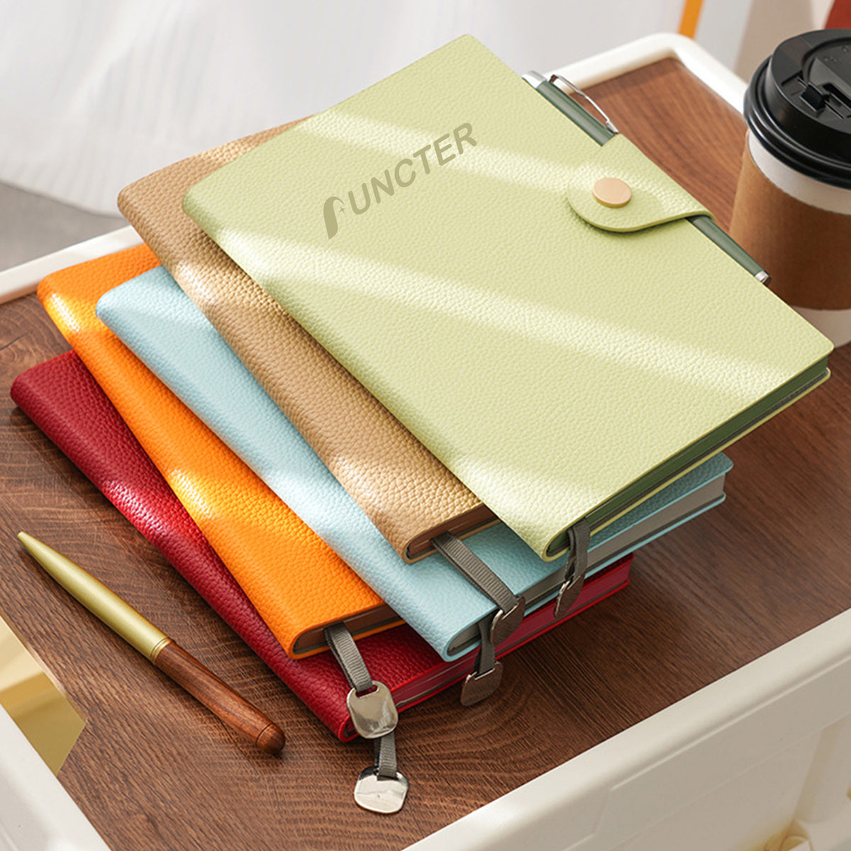 A5 PU Magnetic Closure Buckle Premium Notebook