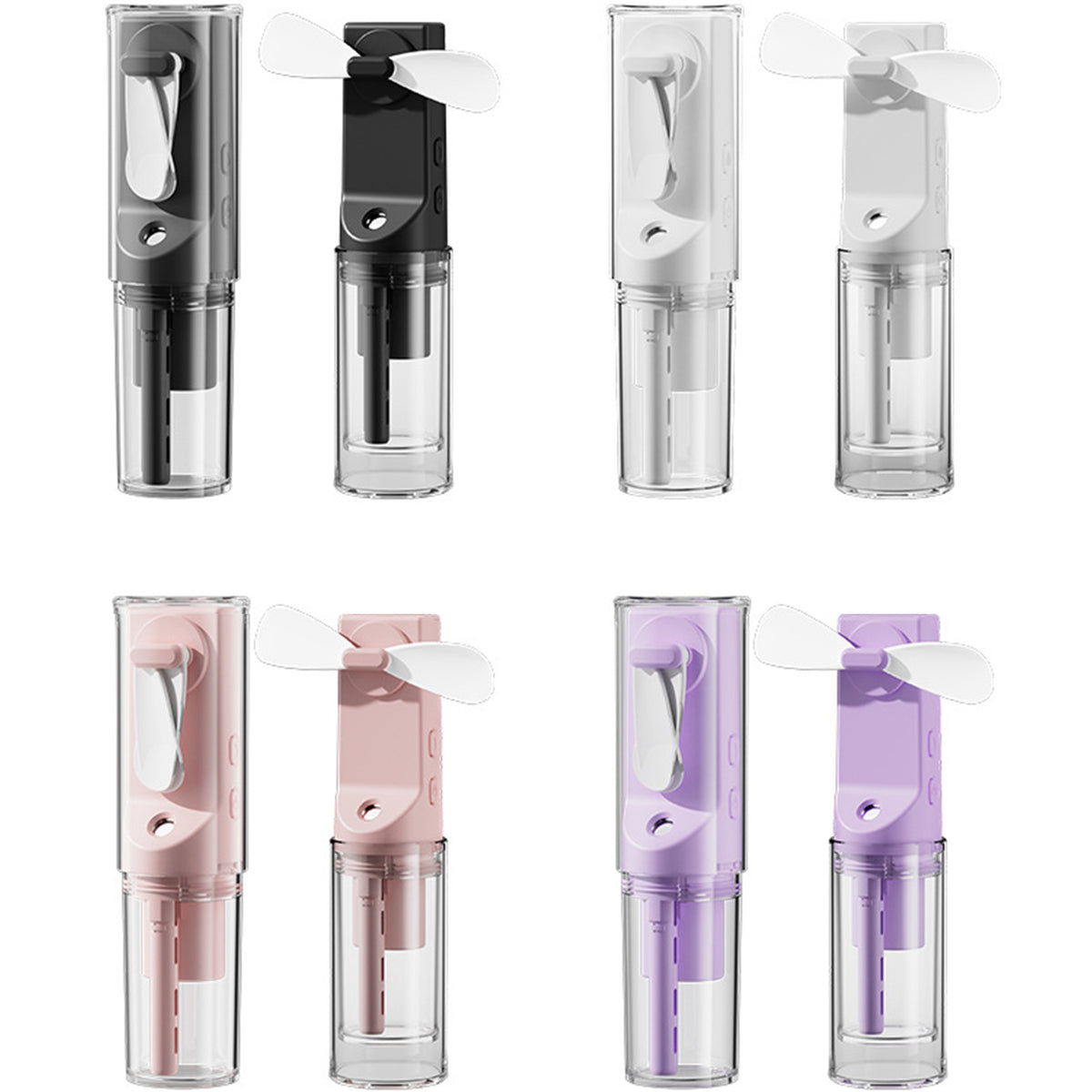 Rechargeable Misting Fan Mini Handheld Fan Spray Fan With Water Tank