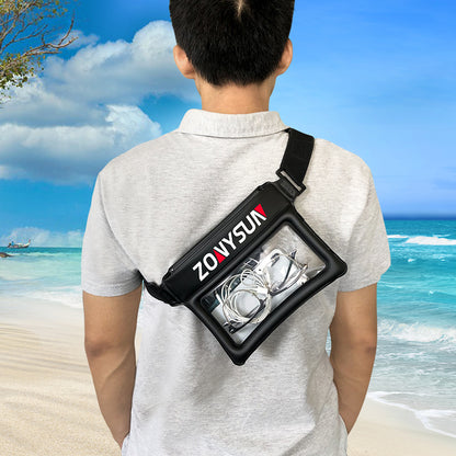 Inflatable Float TPU Waterproof Waist Bag For Smart Phones