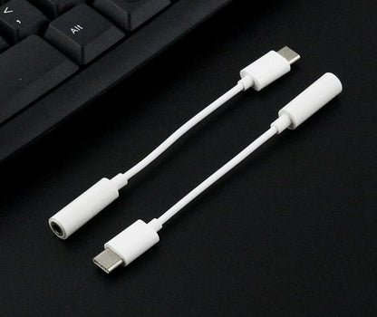 USB Type C to 3.5mm Headphone Adapter For Many Phones