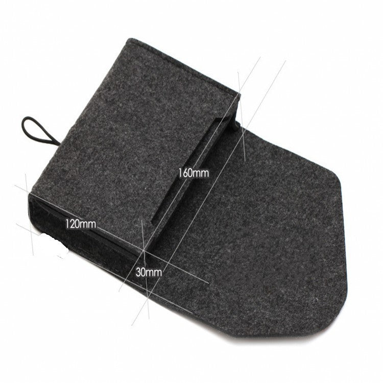 Mini Small Felt Purse Organizer Handbag Pocketbook Handle Bag