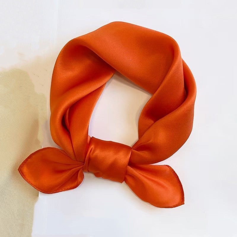 28" x 28" Orange Neck Scarves Kerchief Neckerchief Handbags Wrap Scarf #77