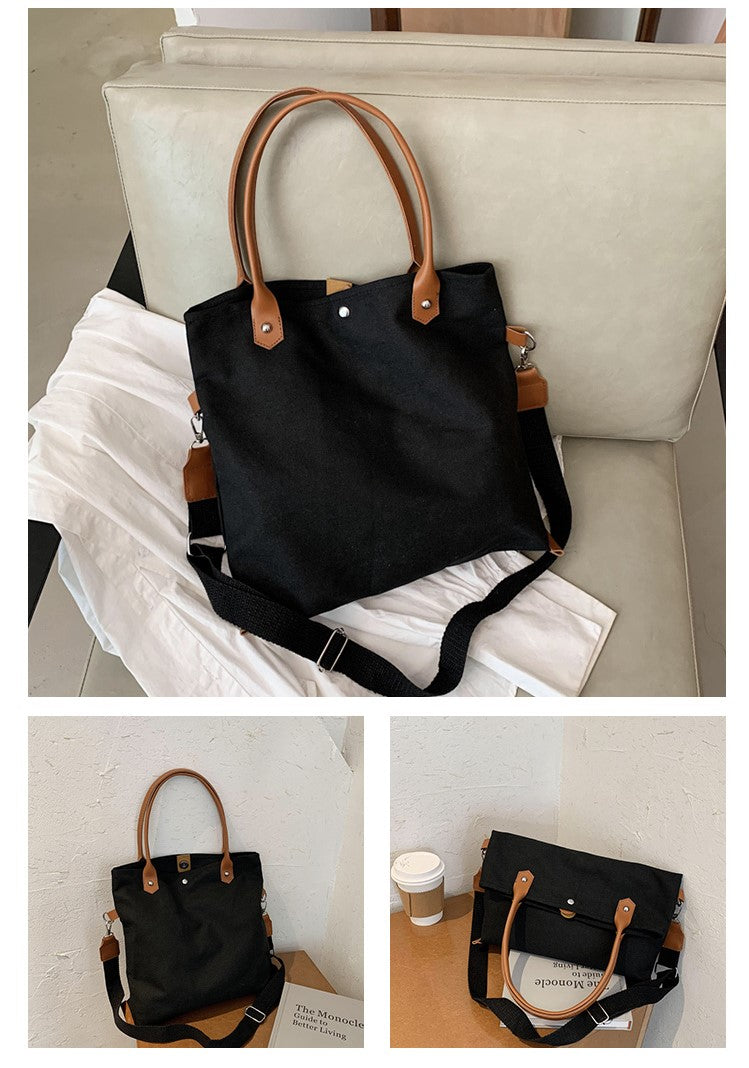 Canvas Grocery Shopping Tote Bag Single Shoulder Bag Cross body Bag