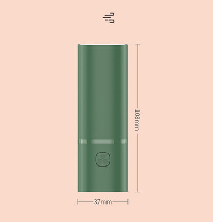 2 Levels Wind Speed Rechargeable Mini Handheld Fan With 2,000mAh Power Bank