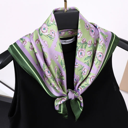 28" x 28" Stain Square Scarf Neck Scarves Kerchief Neckerchief Headband Handbags Wrap Scarf #4