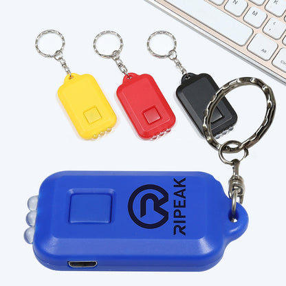 Mini Charging Keychain LED Flashlight