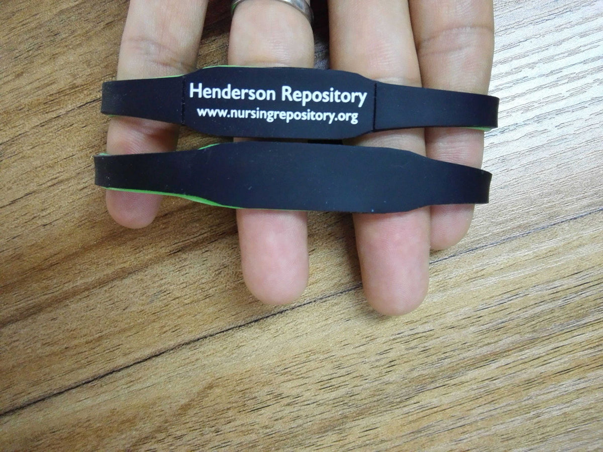 Double Color Silicone Balance Power Wristbands