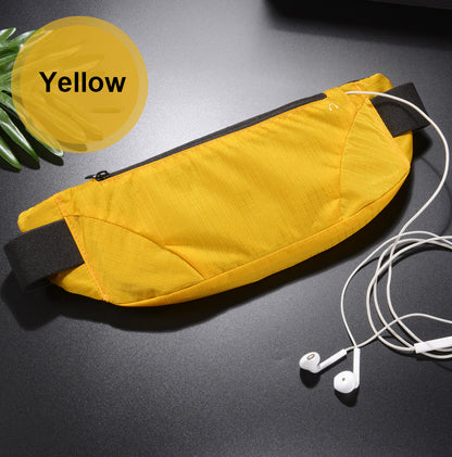 Outdoor Sports Water Resistant Nylon Fanny Pack For Running Hiking Cycling