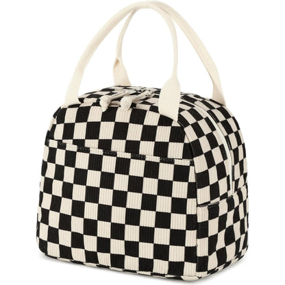 Corduroy Printed Handheld Lunch Tote Bag