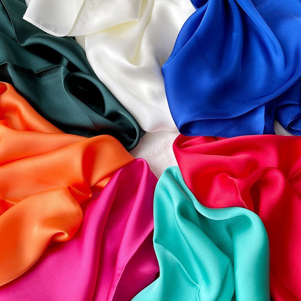 28" x 28" Lake Blue Neck Scarves Kerchief Neckerchief Handbags Wrap Scarf #76