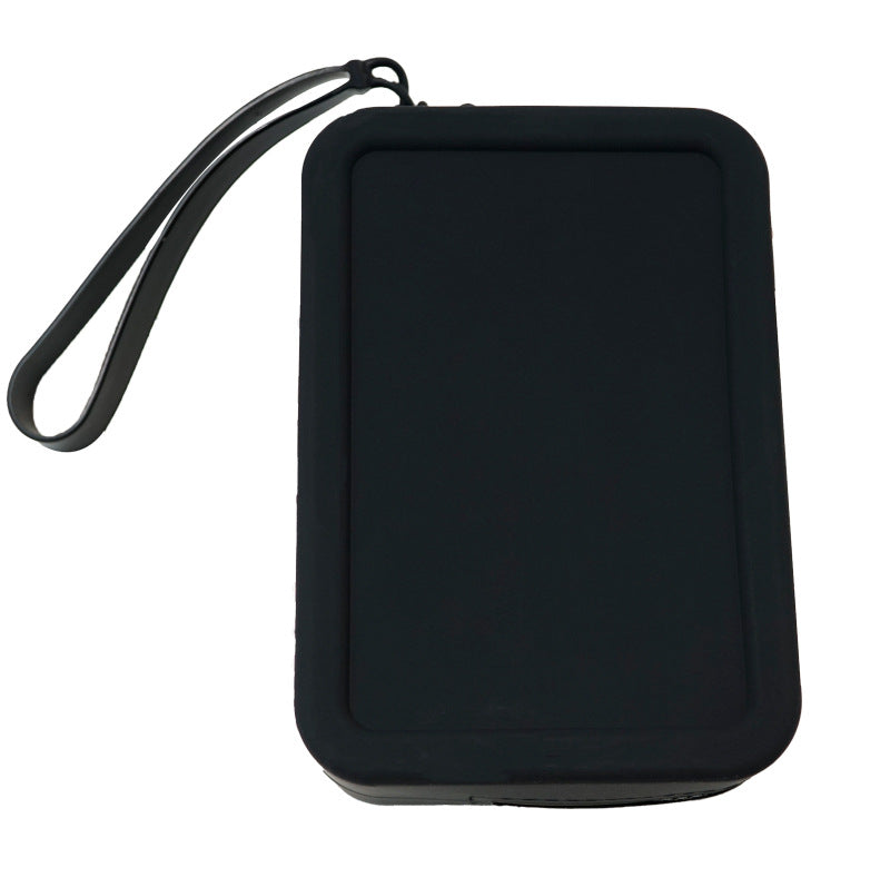 Portable Water Resistant Silicone Zipper Makeup Bag Multi Purpose Organizer Bag