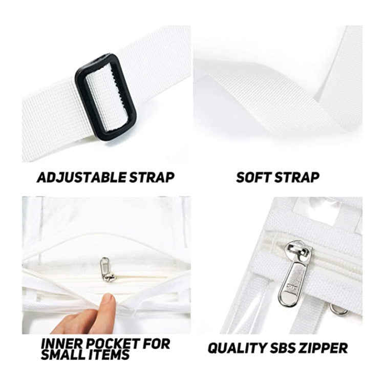 TPU Transparent Crossbody Bag Single Shoulder Bag