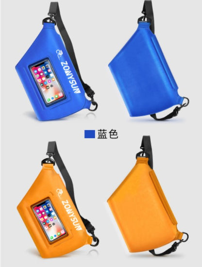 PVC Water ResistantWaist Bag Laser Waist Bum Bag W/Adjustable Belt